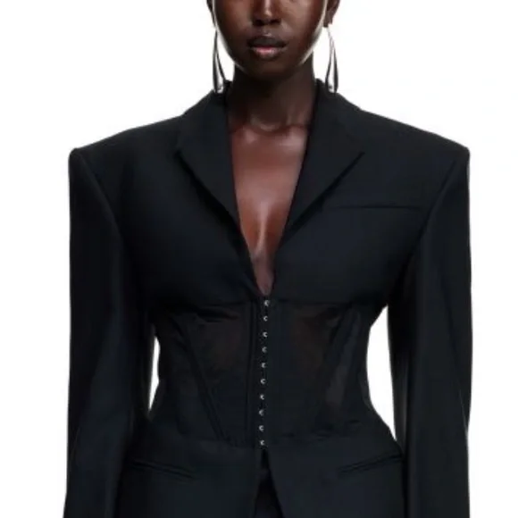 HM Mugler Teardrop Earrings H&M Mugler - Picture 5 of 6